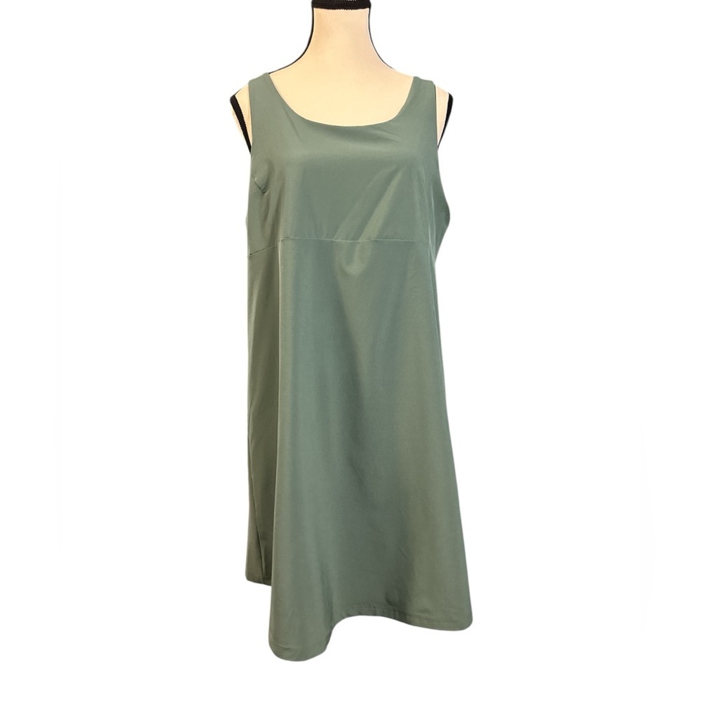 TRAJ3CTORY Green Athletic Mini Dress